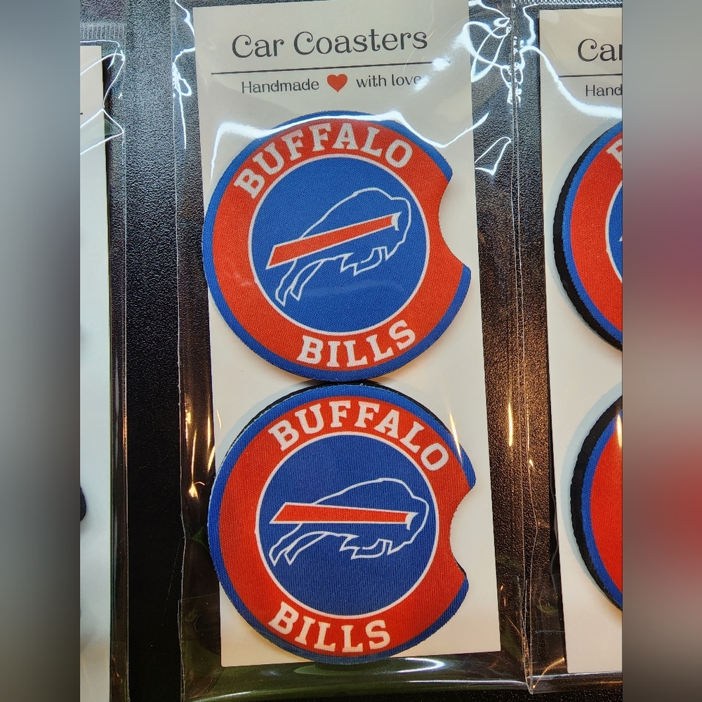 Bills car coasters